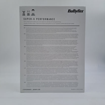 BaByliss Multikit Grooming 15 en 1 – Serie Super-X Metal