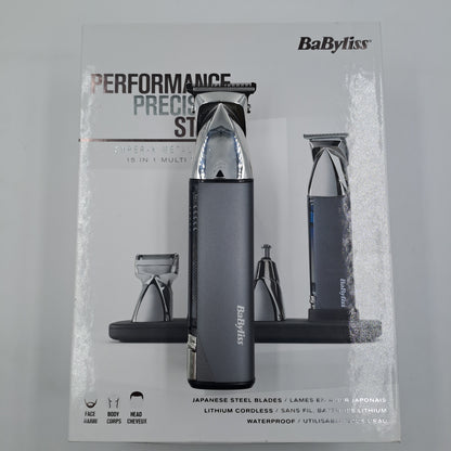 BaByliss Multikit Grooming 15 en 1 – Serie Super-X Metal