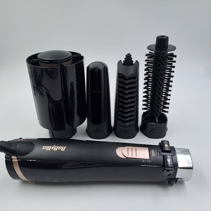 BaByliss Multifunctional Ionic Rotating Brush with Accessories – Dries, Volumizes and Styles Hair