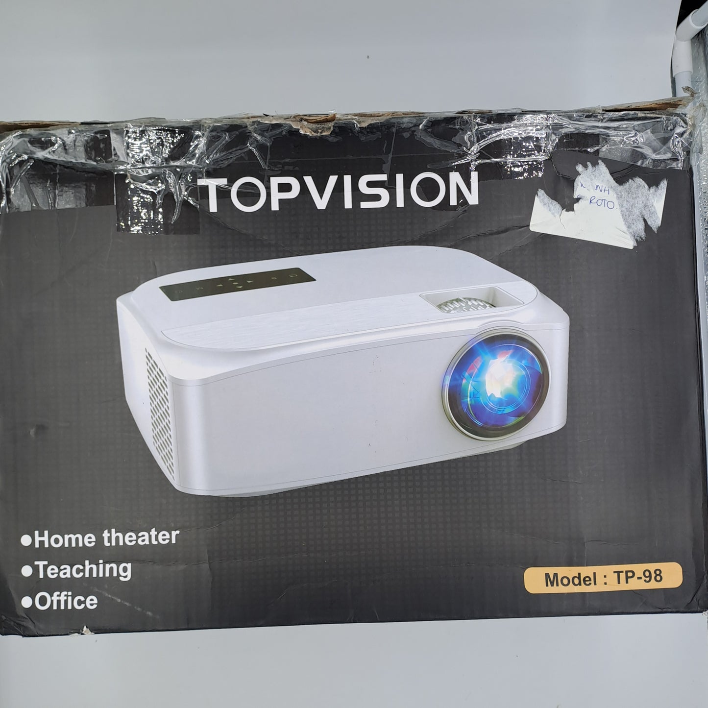 TopVision Proiettore TP-98 Full HD Ready con HDMI USB VGA
