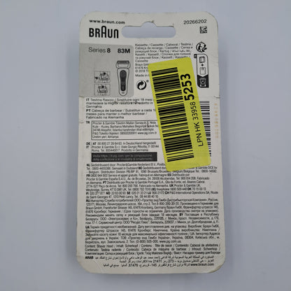 Braun Series 8 – Testina di Ricambio Originale 83M
