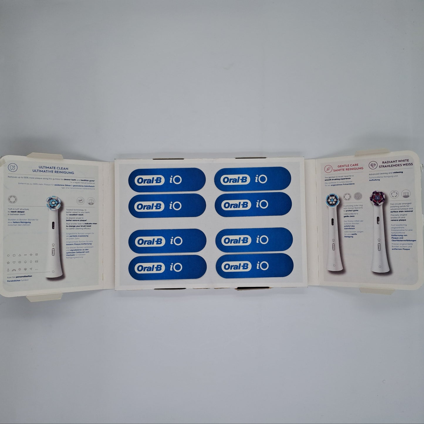 Testine Oral-B iO Ultimate Clean – Confezione da 8 Bianche