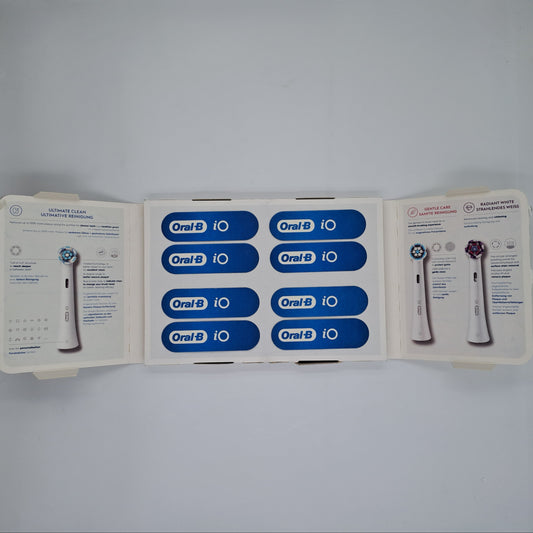 Testine Oral-B iO Ultimate Clean – Confezione da 8 Bianche