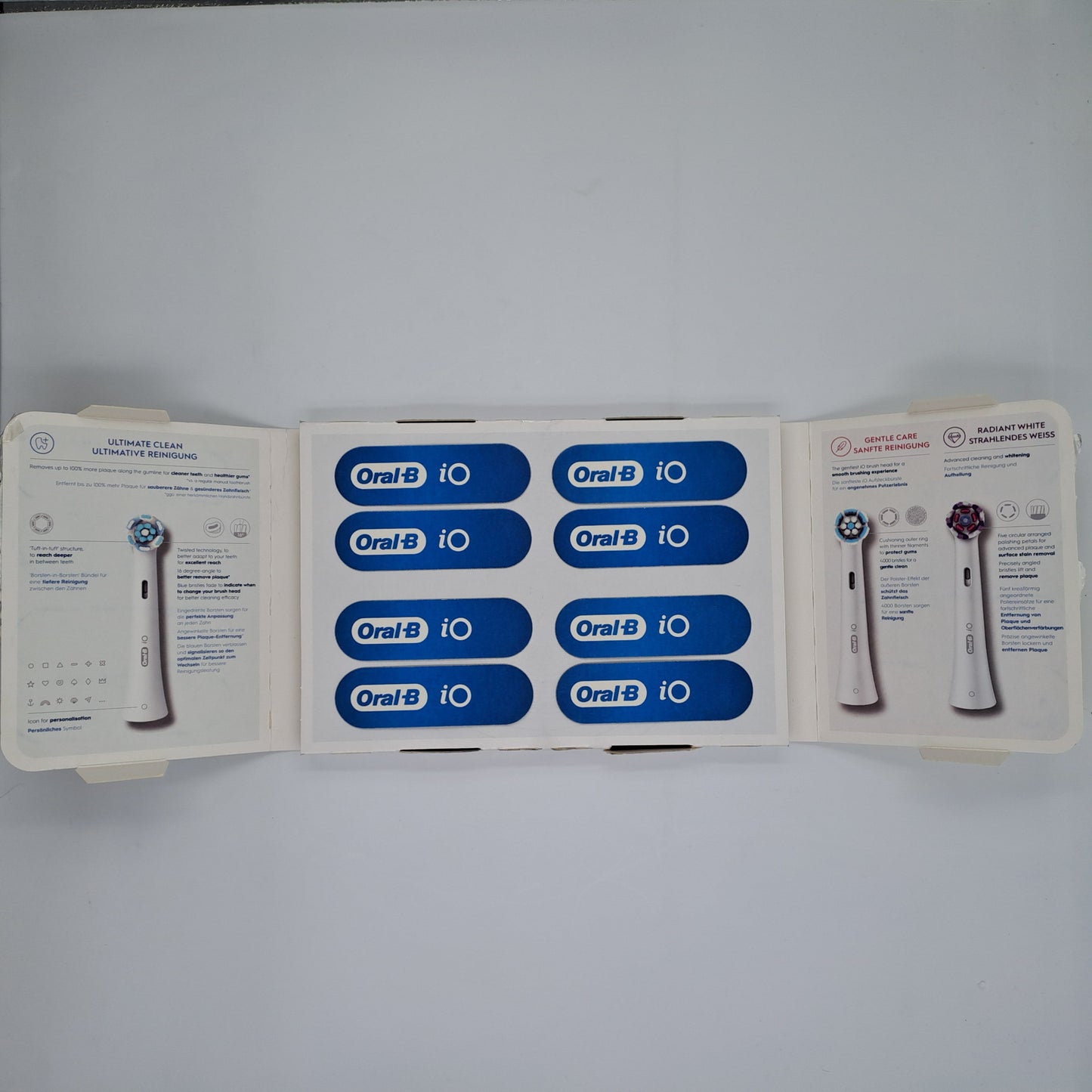 Testine Oral-B iO Ultimate Clean – Confezione da 8 Bianche