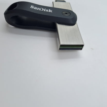 SanDisk iXpand Flash Drive Go 128 GB Lightning y USB 3.0 para iPhone, iPad, PC y Mac