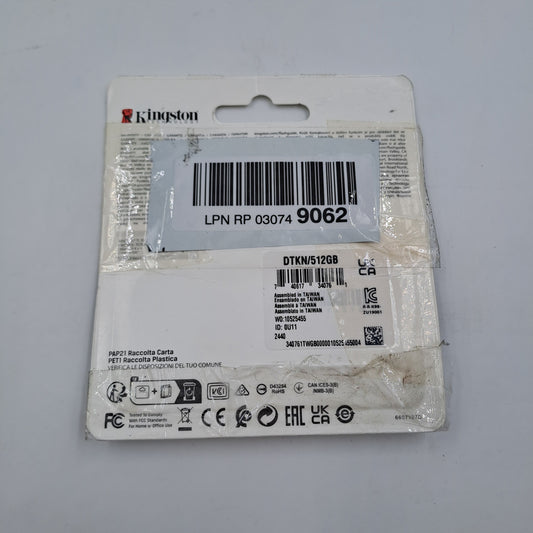 Kingston DataTraveler Kyson 512GB USB 3.2