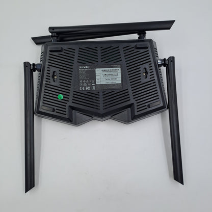 Tenda AC6 AC1200 Dual Band 2.4GHz 5GHz WiFi Router 4 Gigabit Antennas with Power Adapter