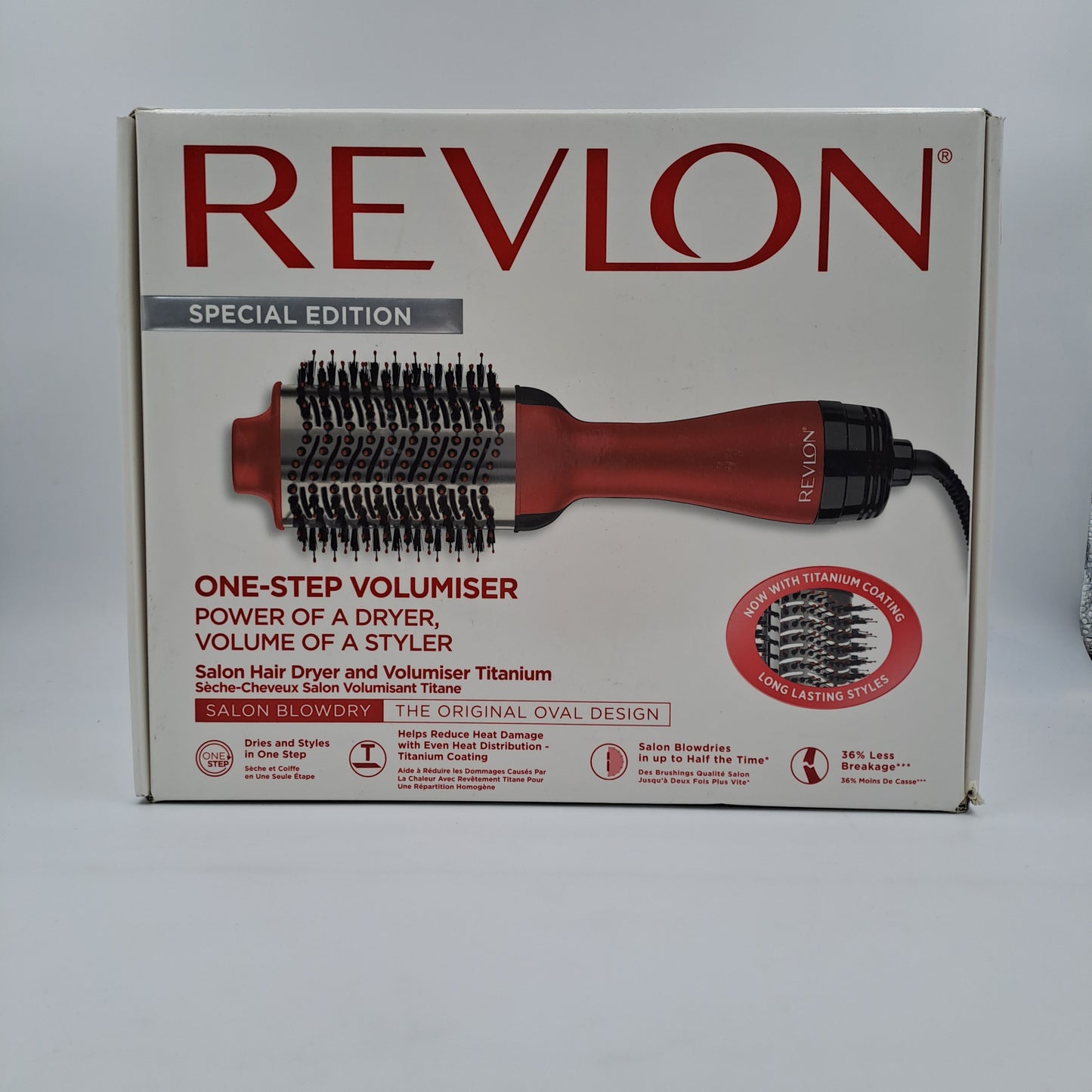 REVLON One-Step Volumiser – Asciugacapelli e Volumizzante al Titanio