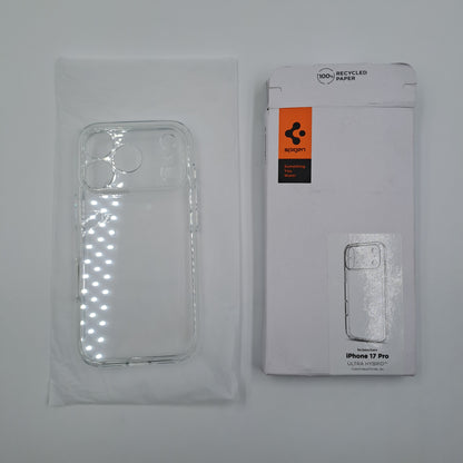 Spigen Ultra Hybrid Funda Transparente Compatible con iPhone 17 Pro