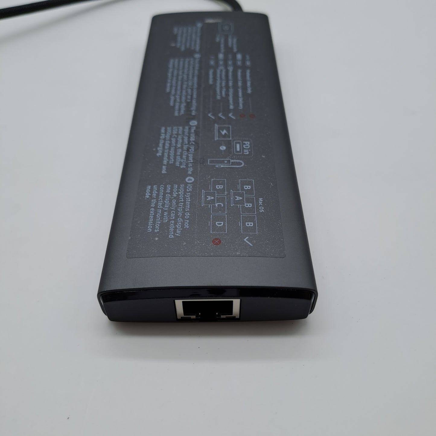 Baseus Docking Station de Monitor Dual, 10 Gbps 10 en 1