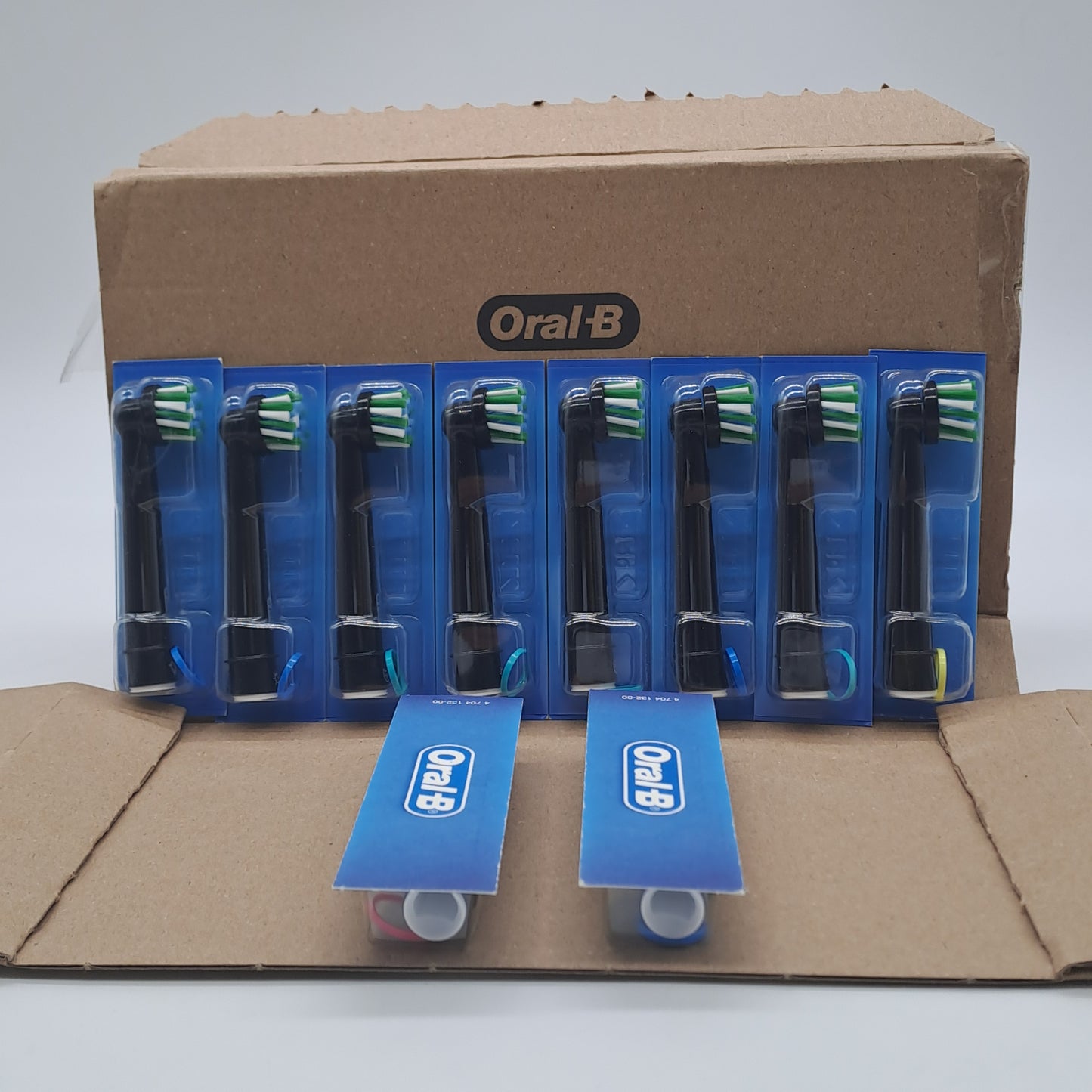 Oral-B Pro Cross Action Black 10 Electric Toothbrush Heads Compatible Oral-B Black