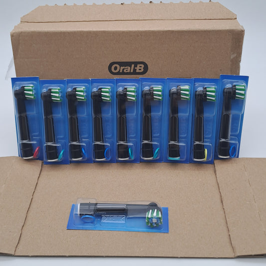 Oral-B Pro Cross Action Black 10 Testine Spazzolino Elettrico Compatibili Oral-B Nero