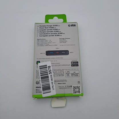 SBS PowerBank 10K Slim 10000 mAh