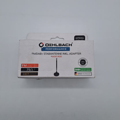 Oehlbach Radio Rod Antenna FM DAB+ ad asta per ricezione stereo