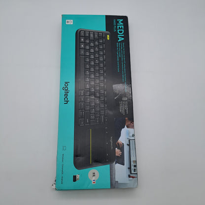 Logitech K400 Plus Tastiera Wireless Touch TV