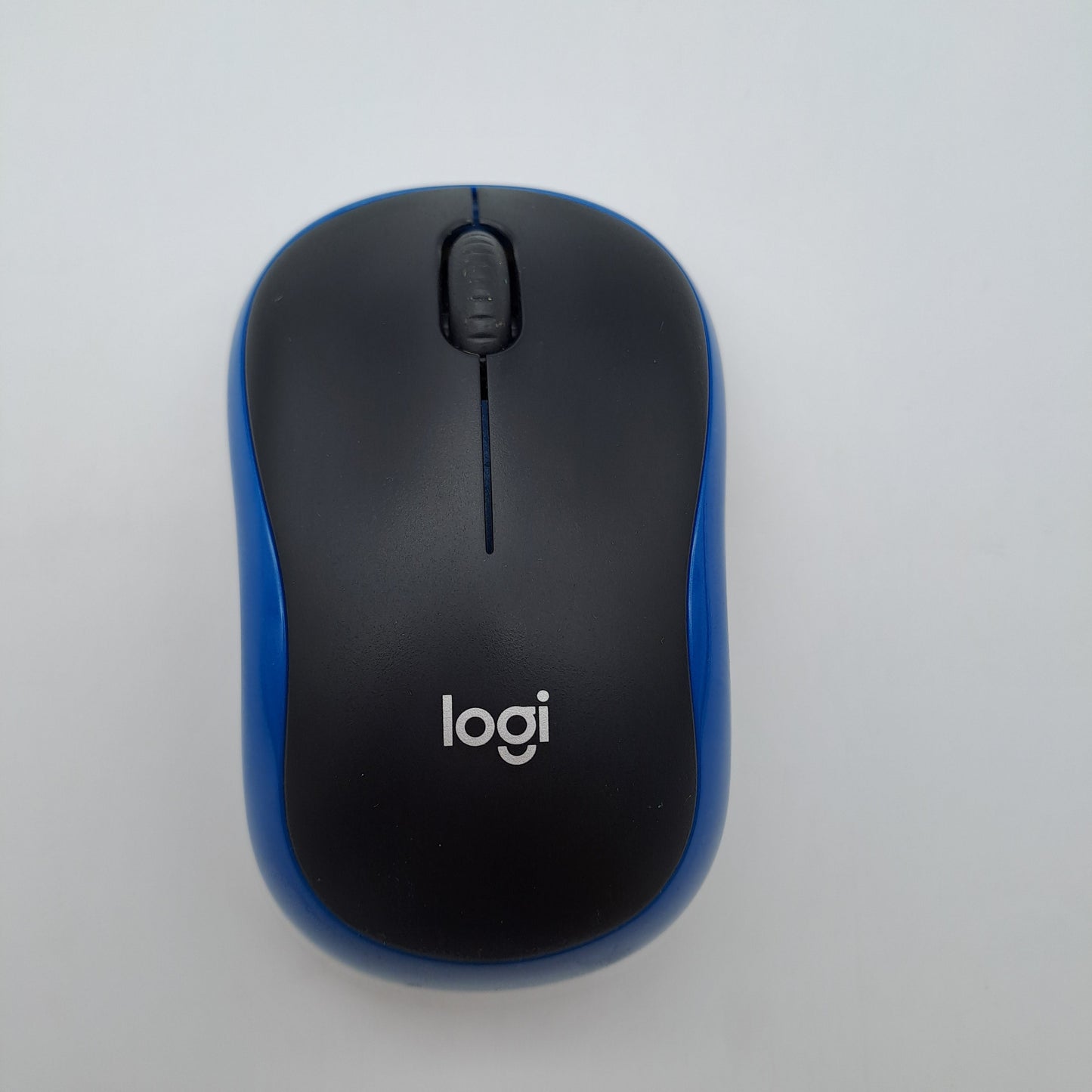 Logitech M185 Mouse Wireless Nero/Blu con Ricevitore USB