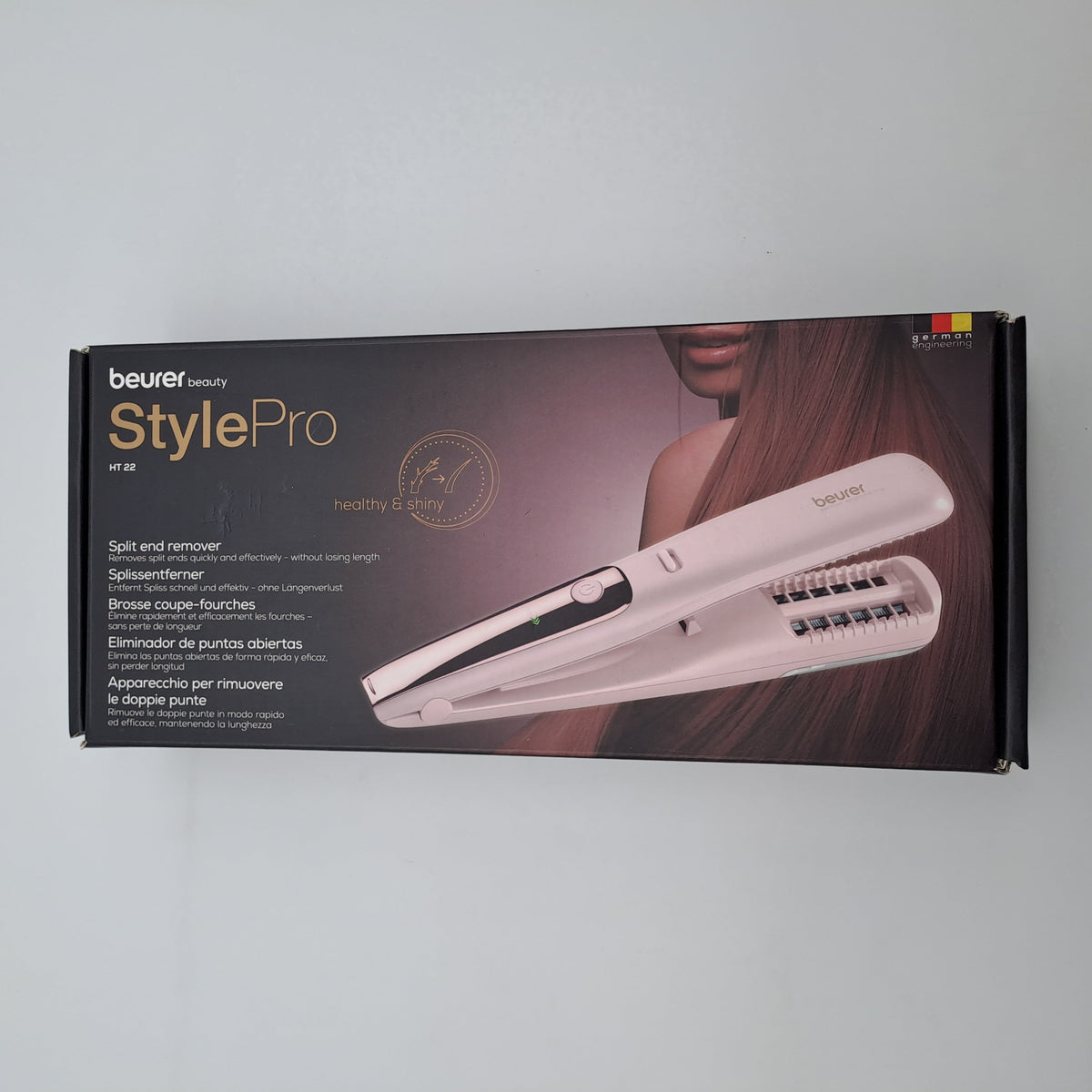 Beurer HT 22 StylePro Plancha/Dispositivo Eliminador de Puntas Abiertas Inalámbrico Rosa