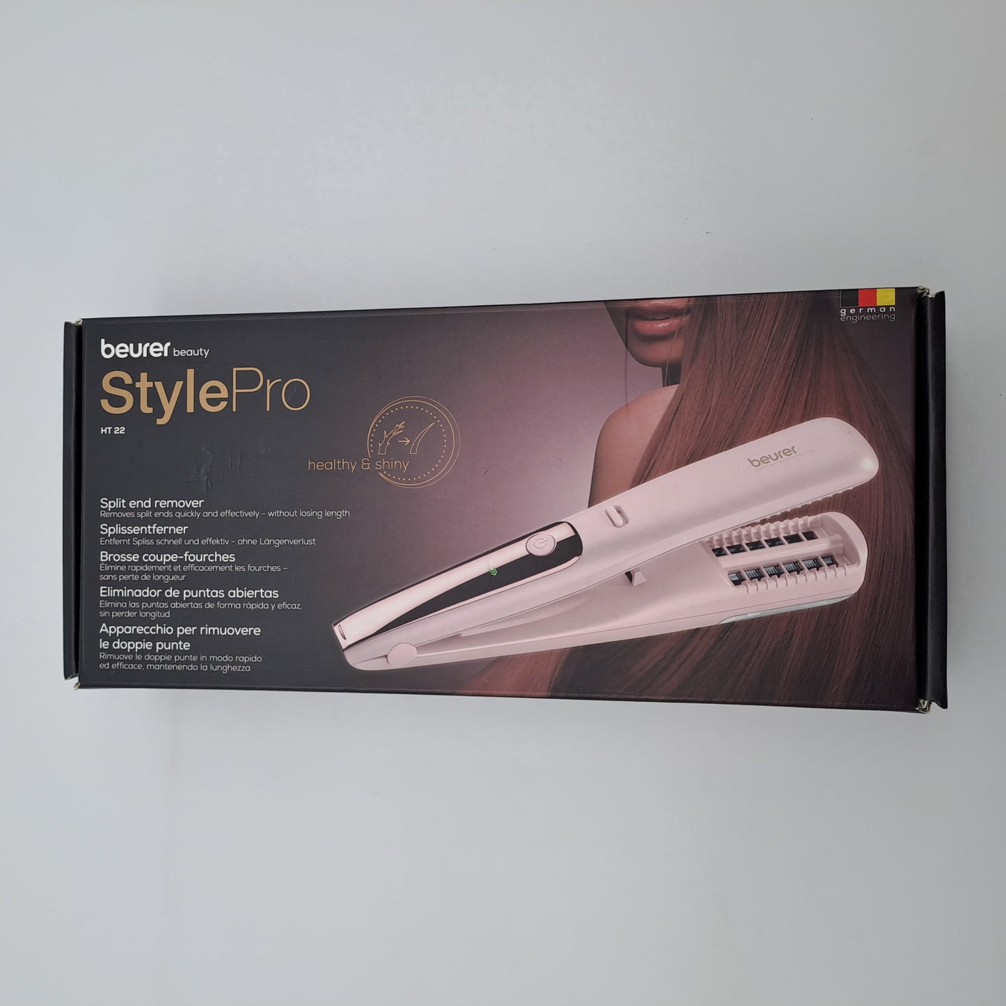 Beurer HT 22 StylePro Pistra/Dispositivo Rimuovi Doppie Punte Cordless Rosa
