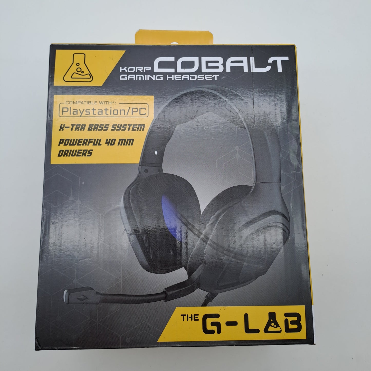 The G-Lab Korp Cobalt Cuffie Gaming con Microfono