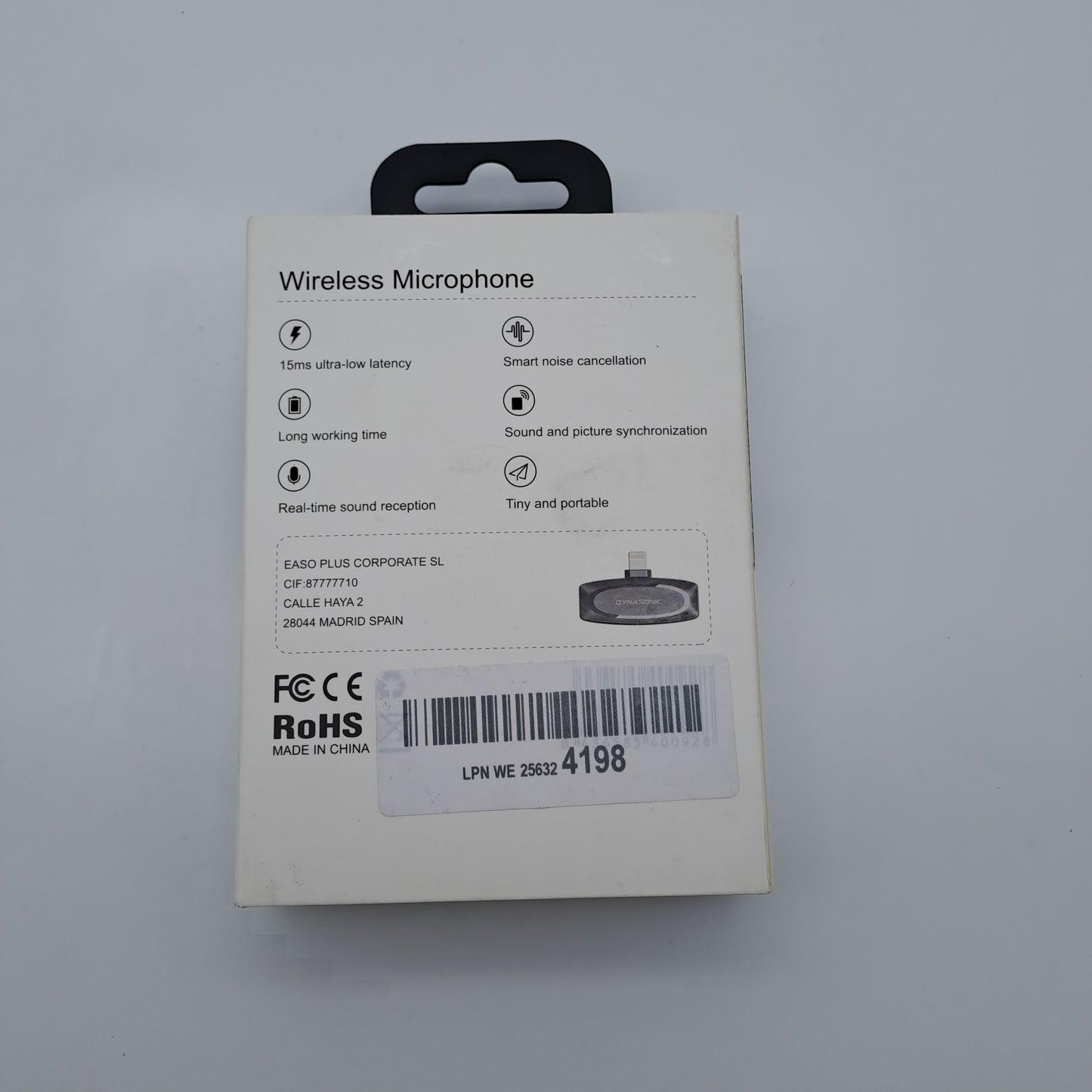DYNASONIC DM-Pro 01 Microfono Wireless