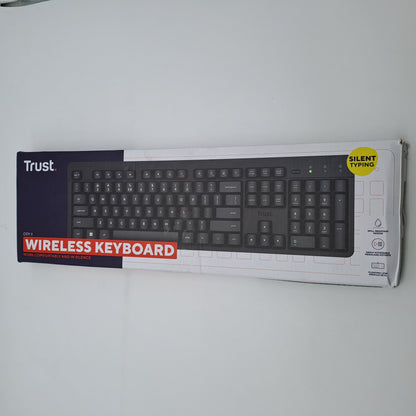 Trust Ody II Tastiera Wireless Silenziosa QWERTY US