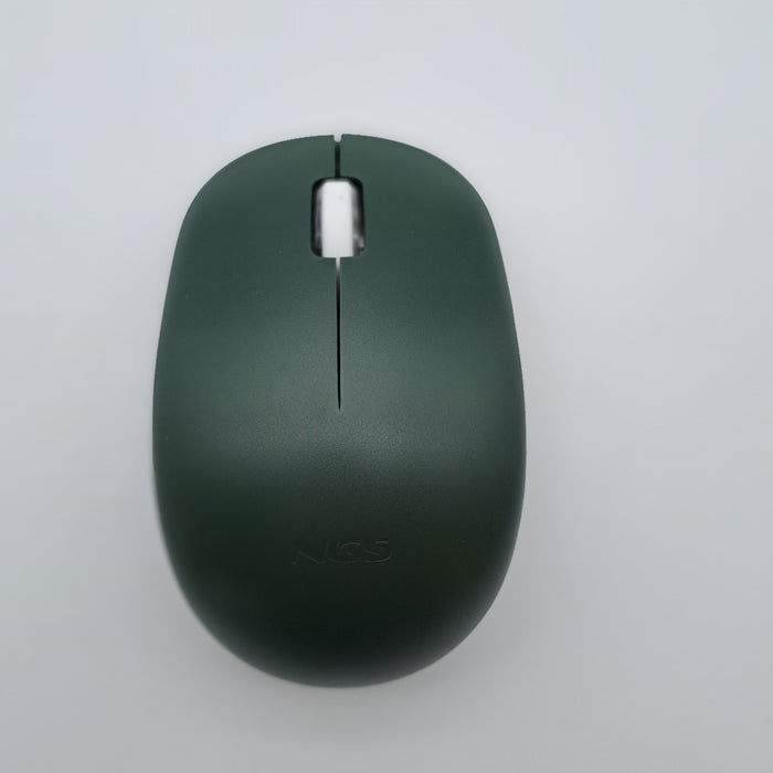Ratón inalámbrico NGS Fog Pro Green