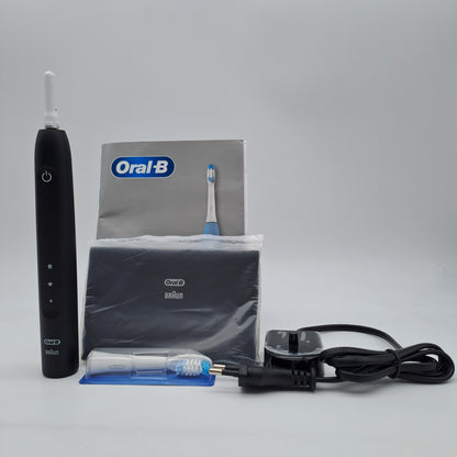 Oral-B Pulsonic Slim Clean 2000 Nero – Spazzolino Elettrico con Caricatore, Testina e Custodia