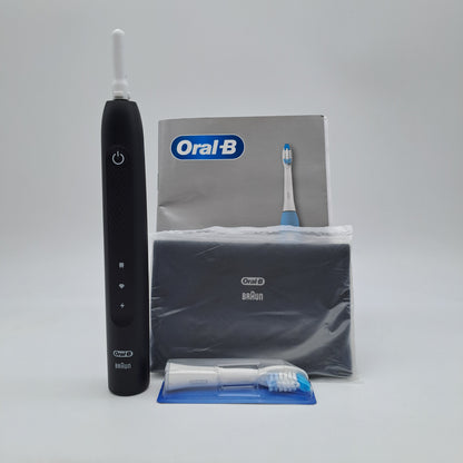 Oral-B Pulsonic Slim Clean 2000 Nero – Spazzolino Elettrico con Caricatore, Testina e Custodia
