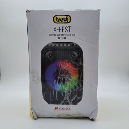 Trevi X-Fest XF 150 KB Cassa Bluetooth Portatile 15W con Luci LED