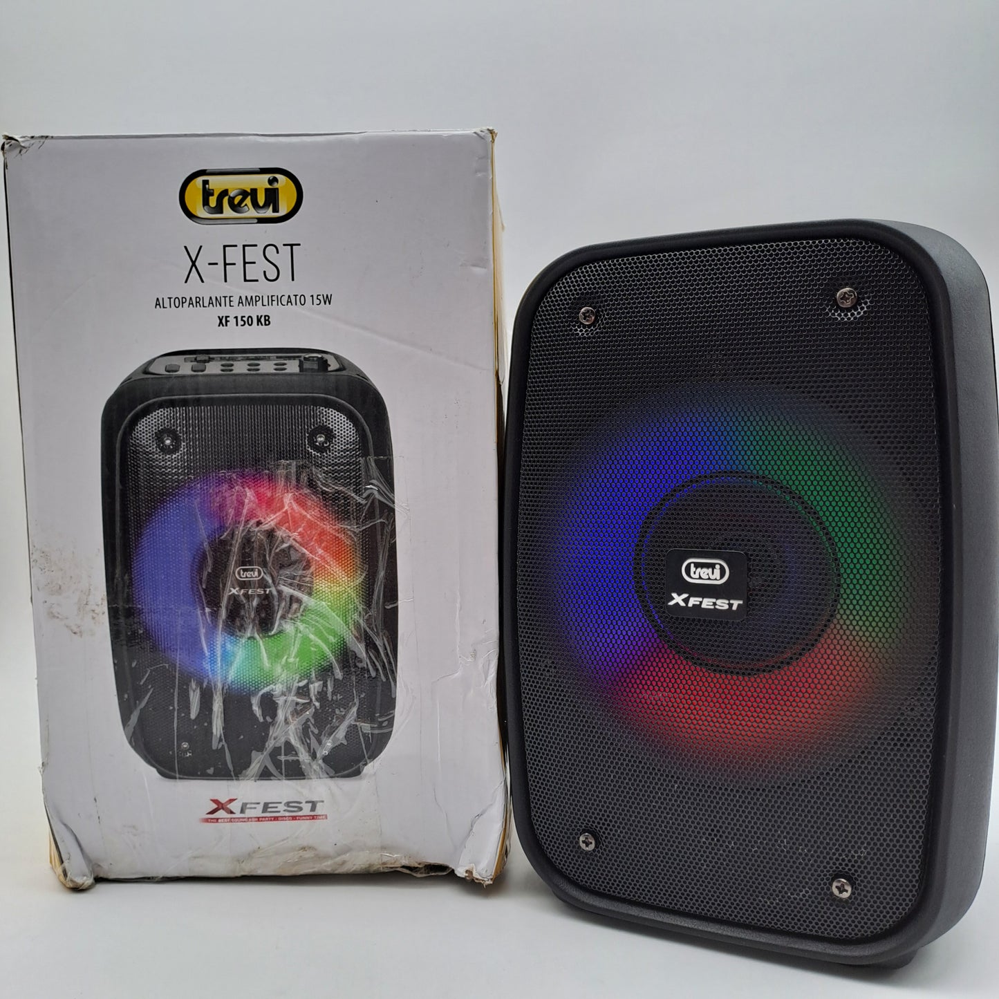 Trevi X-Fest XF 150 KB Cassa Bluetooth Portatile 15W con Luci LED