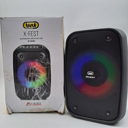 Trevi X-Fest XF 150 KB Cassa Bluetooth Portatile 15W con Luci LED