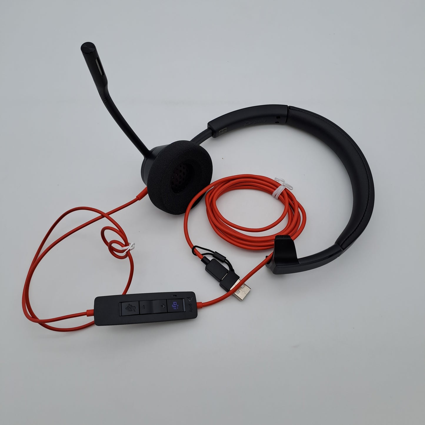 Poly Plantronics Blackwire 3310 – Cuffia Mono USB-C/USB-A con Microfono e Microsoft Teams