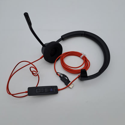 Poly Plantronics Blackwire 3310 – Cuffia Mono USB-C/USB-A con Microfono e Microsoft Teams