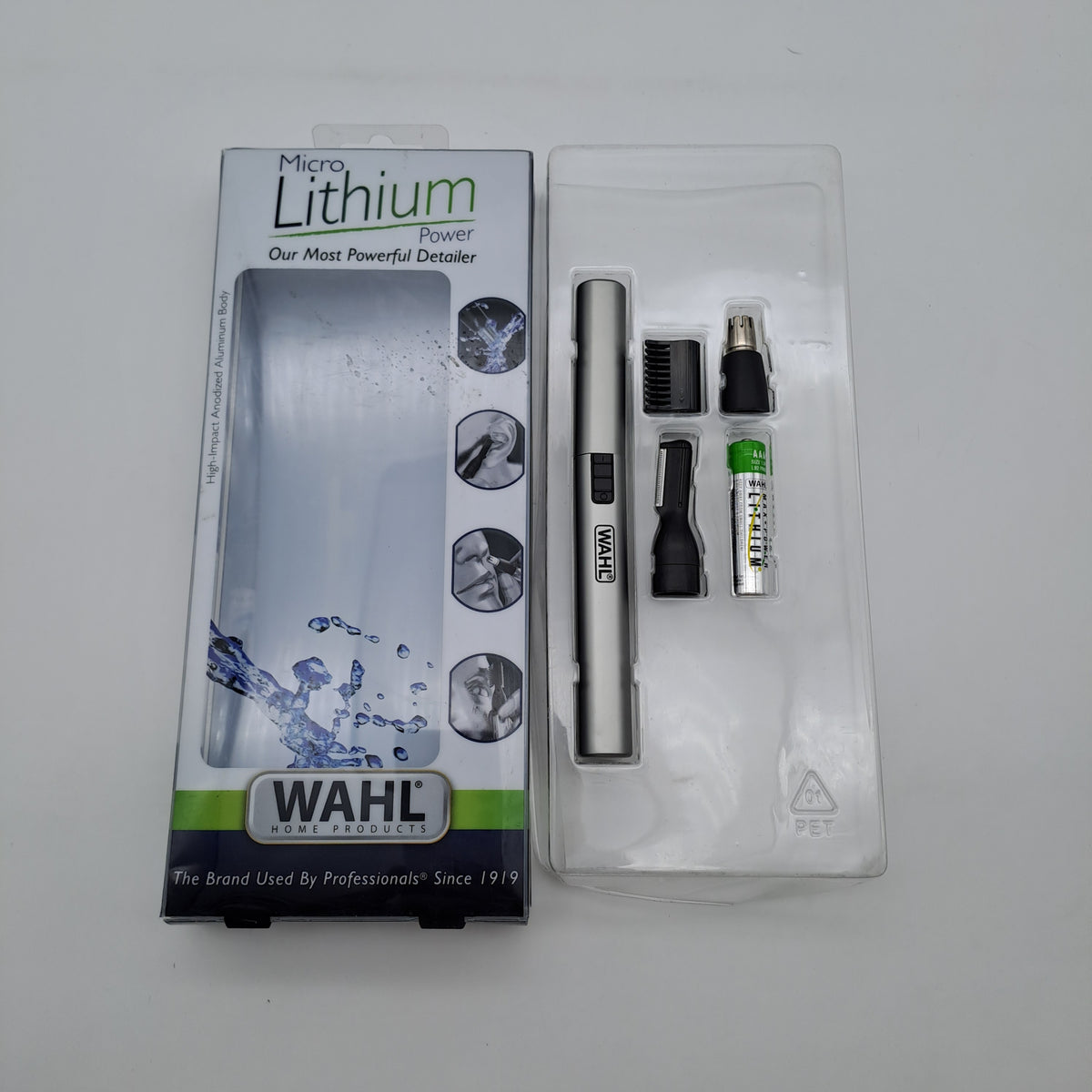 Wahl Micro Lithium – Rifinitore per naso, orecchie e sopracciglia