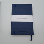 Beechmore Books Taccuino a Righe A5 – Blu Navy con Copertina Rigida in Pelle Vegana