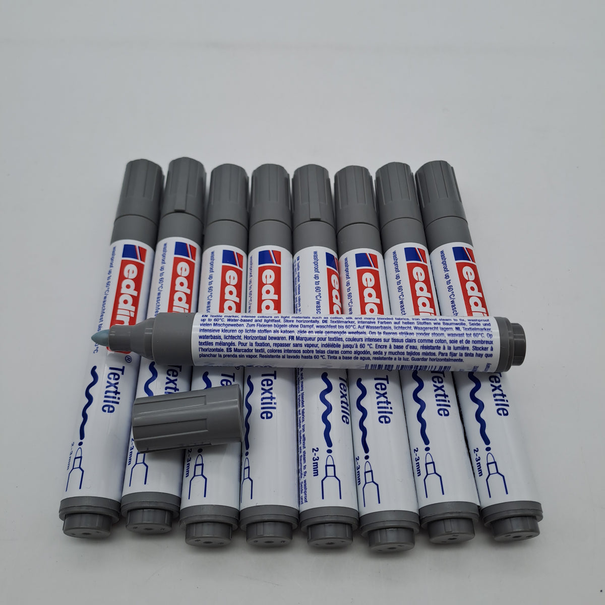 Edding 4500 Marcatore per Tessuti Azzurro – Set 9 Pezzi