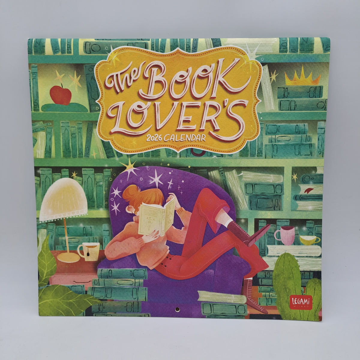 Legami The Book Lover’s 2026 – Calendario da Parete 30 × 29 cm