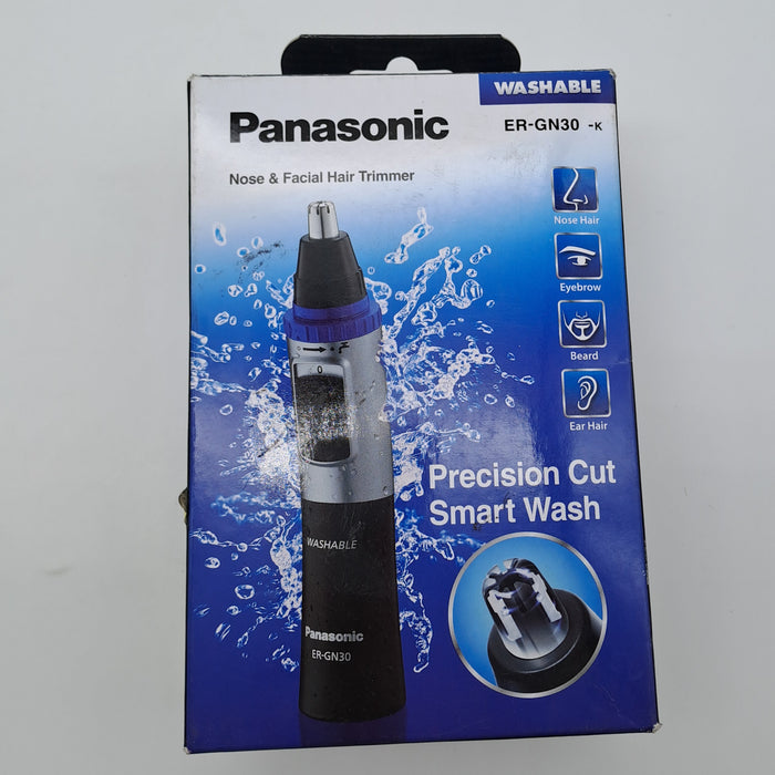 Panasonic ER-GN30-K Regolapeli per Naso, Orecchie e Viso Lavabile
