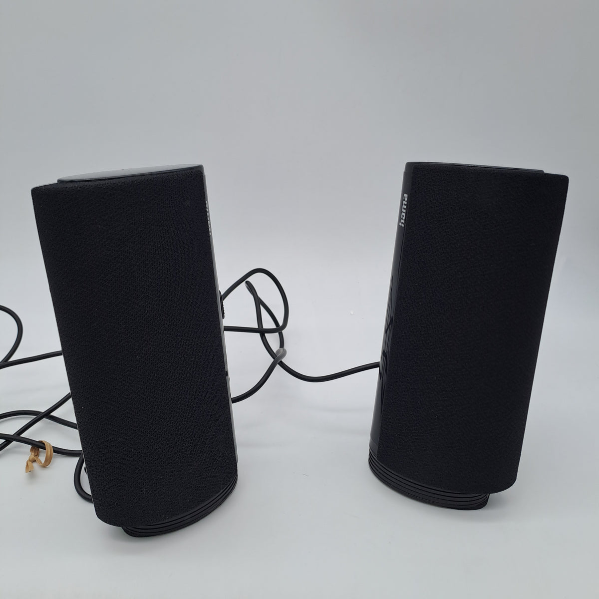 Hama E80 Casse Stereo per PC USB con Jack 3,5 mm – Nero