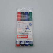 edding 663 Pennarelli per Lavagna Bianca 1-5 mm – Set 4 Colori Assortiti