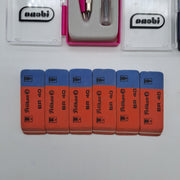 Bundle: 2 Compassi con Astuccio + 4 Matite BIC Evolution HB + 6 Gomme Pelikan BR 40