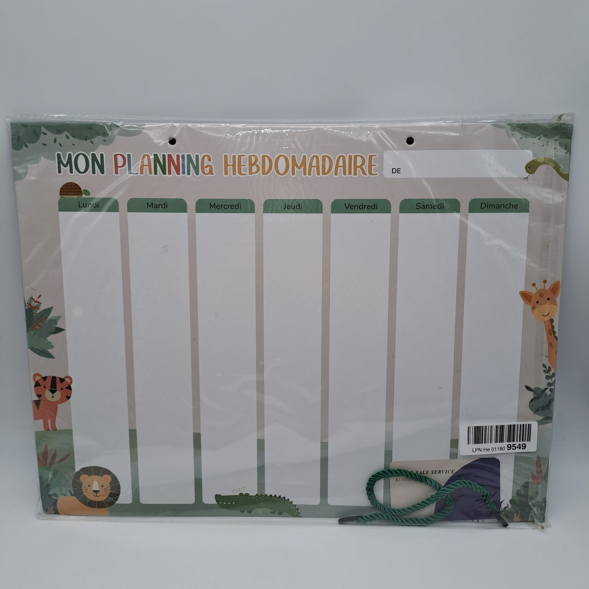 BIROYAL Planning Settimanale per Bambini 42 x 32 cm con 177 Magneti – Calendario Educativo Riutilizzabile