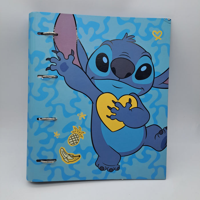 Grupo Erik Raccoglitore A4 Disney Stitch a 4 Anelli con Elastico