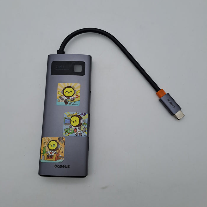 Baseus Hub USB-C 7 in 1 HDMI 4K 60Hz PD 100W USB 3.0 SD/TF