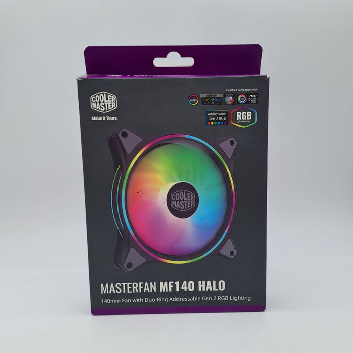 Cooler Master MasterFan MF140 Halo ARGB 140 mm – Ventola PWM RGB Gen 2