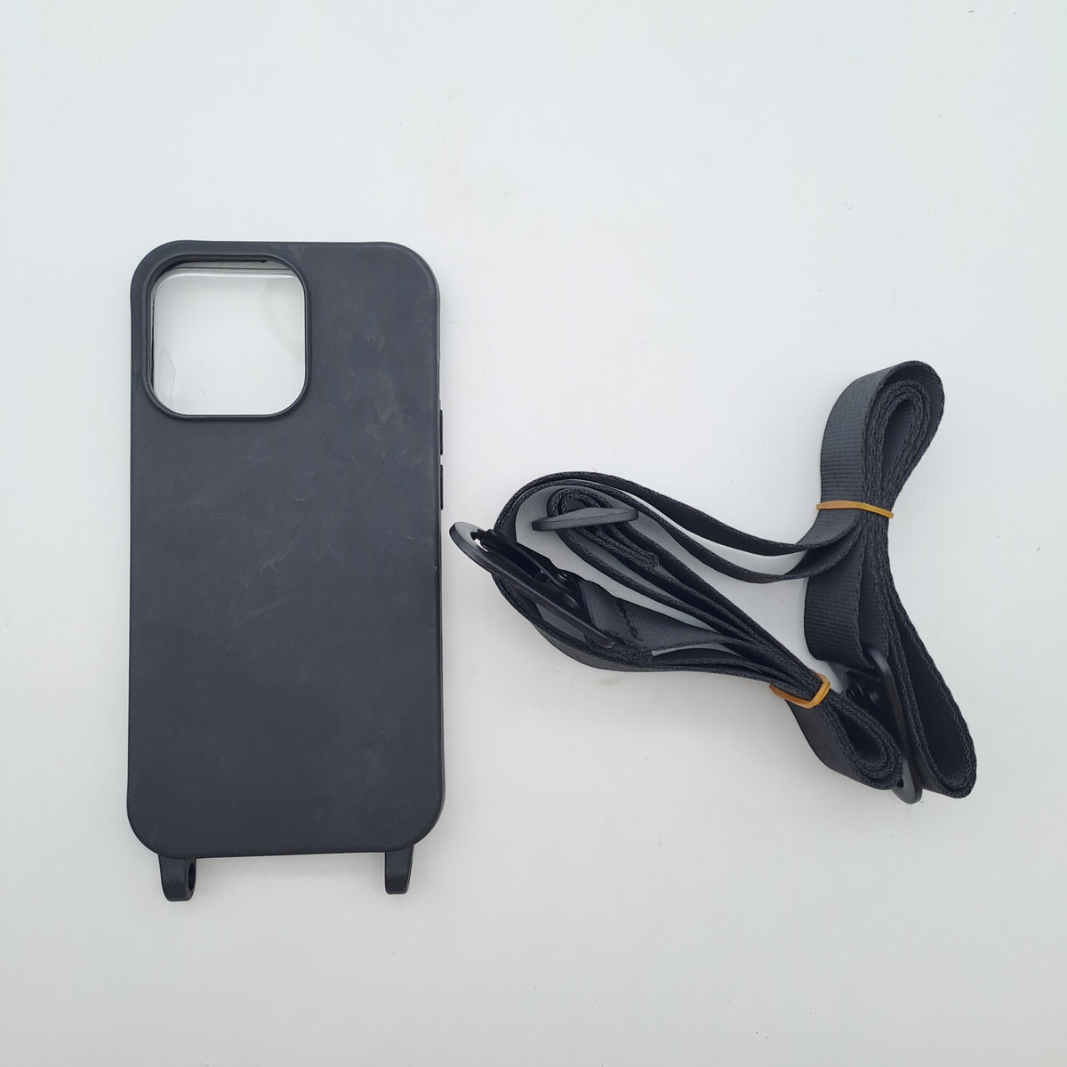 Cover Compatibile con iPhone 13 Pro 6,1" con Cordino Regolabile – Nero
