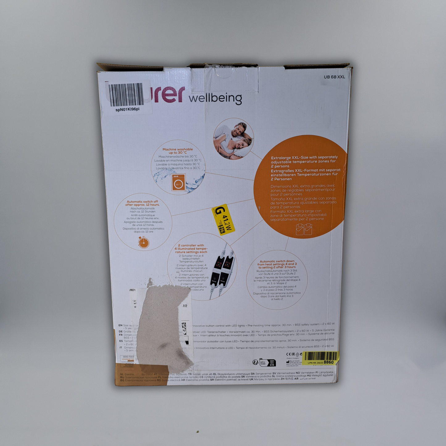 Beurer Wellbeing UB68 XXL