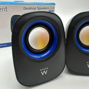 Ewent EW3501 – Sistema Audio 2.0 con Casse Desktop USB e Jack 3,5 mm