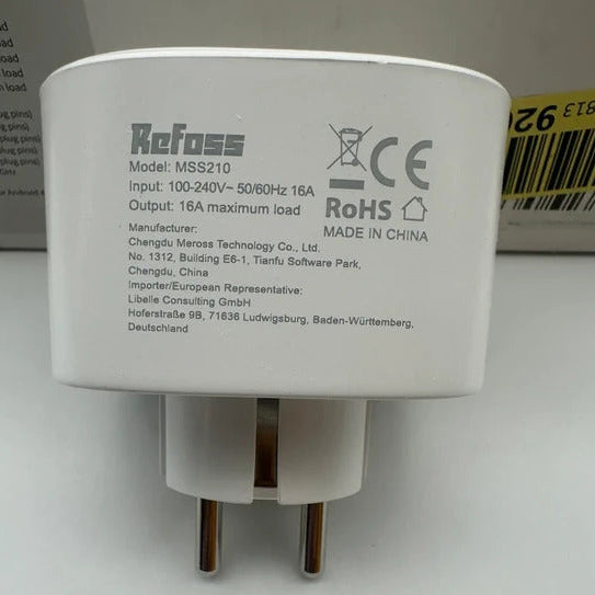 Refoss MSS210 – Set 3 Prese Smart Wi‑Fi 16 A con Alexa e Google Assistant