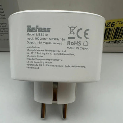 Refoss MSS210 – Set 3 Prese Smart Wi‑Fi 16 A con Alexa e Google Assistant